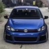  Front Bumper suitable for VW Golf VI 6 MK6 (2008-2013) R20 style with drl 