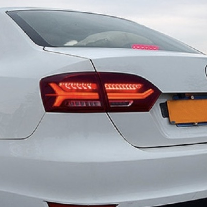 1 x vw jetta mk6 2011-2014 tail lights led with flowing dynamic indicators 