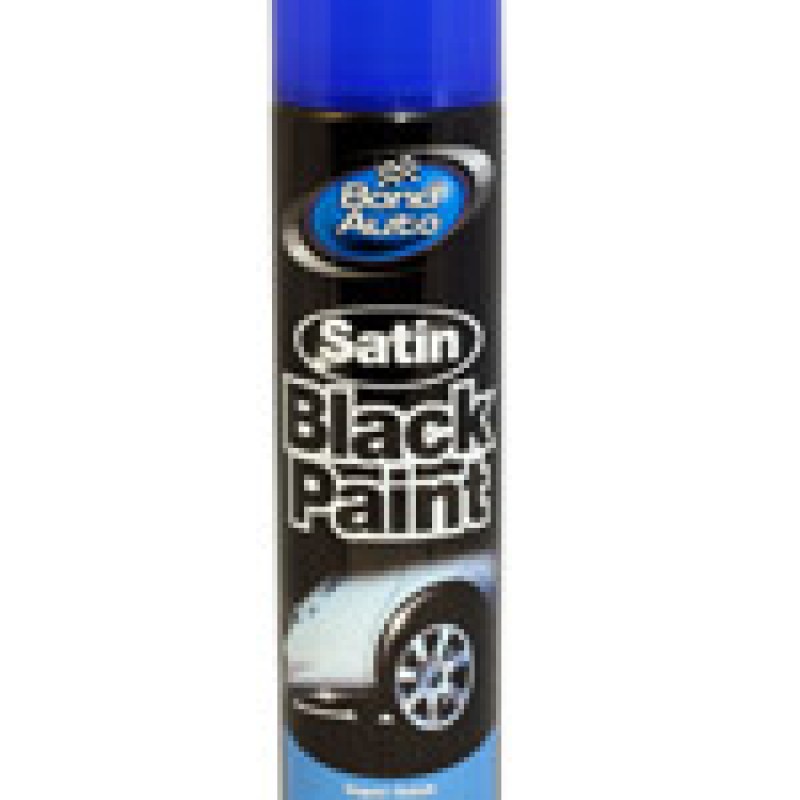 Bond Auto Satin Black Paint 400ml