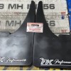 Fk performance logo mudflaps black 2 pair  front & rear universal 