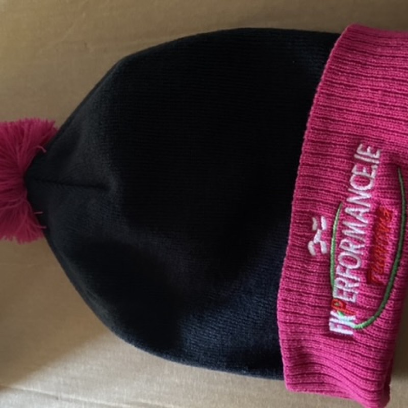 Fkb04 fk performance beanie hat black / pink x 1 