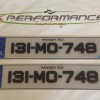 FK01338 gel m sport Number plates, 1 pair.  