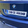 FK3126 Gel number plates with purple shadow  1 pair