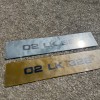 Fkp891 tinted plates 1 white 1 yellow 1 pair