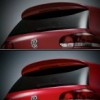 Roof spoiler for VW Golf mk6 hatchback 2009-2012