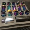 Neo Chrome Steel Lug Nuts 12 x 1.5 (set of 20) x1