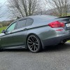 Full kit bmw f10 5 series 2011-2016 m sport gloss black front lip , grills , side skirt extensions & spoiler combo deal  