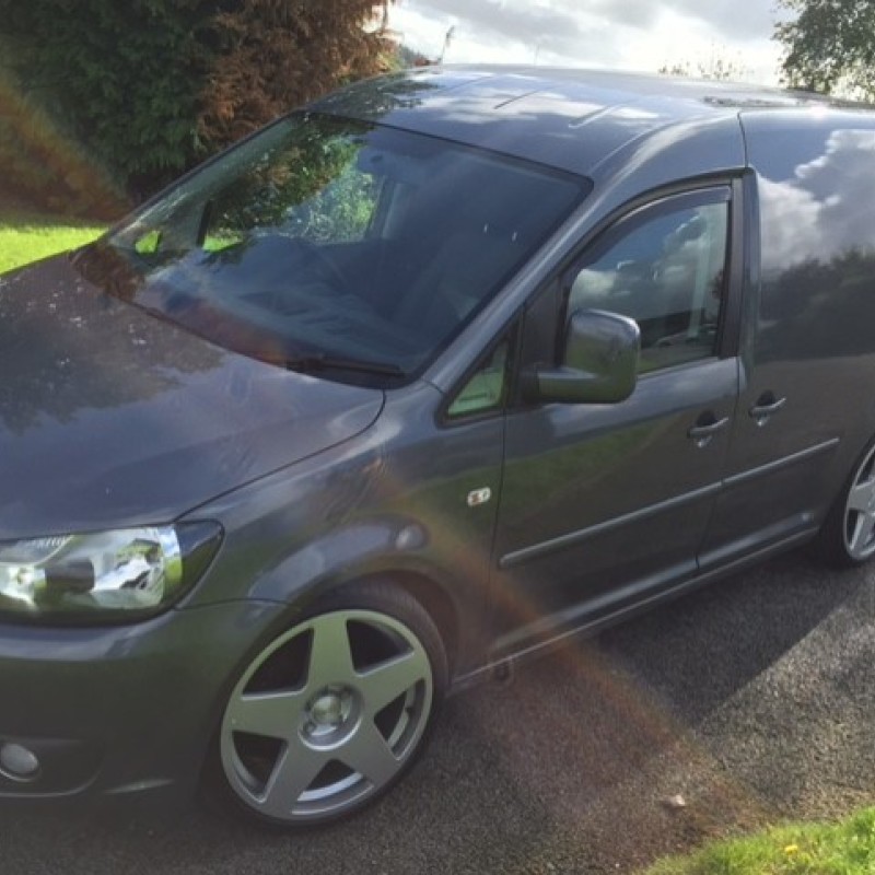 2011+ VW Caddy van 2 Piece Wind Deflectors