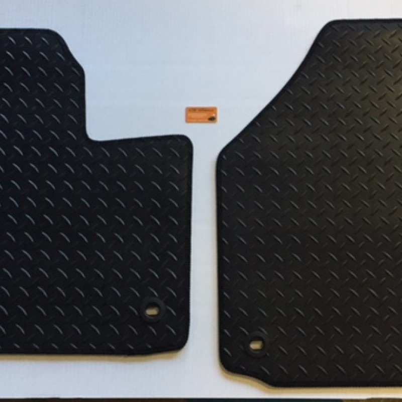 vw caddy 2004+  car mats tailored exact factory fit rubber plain