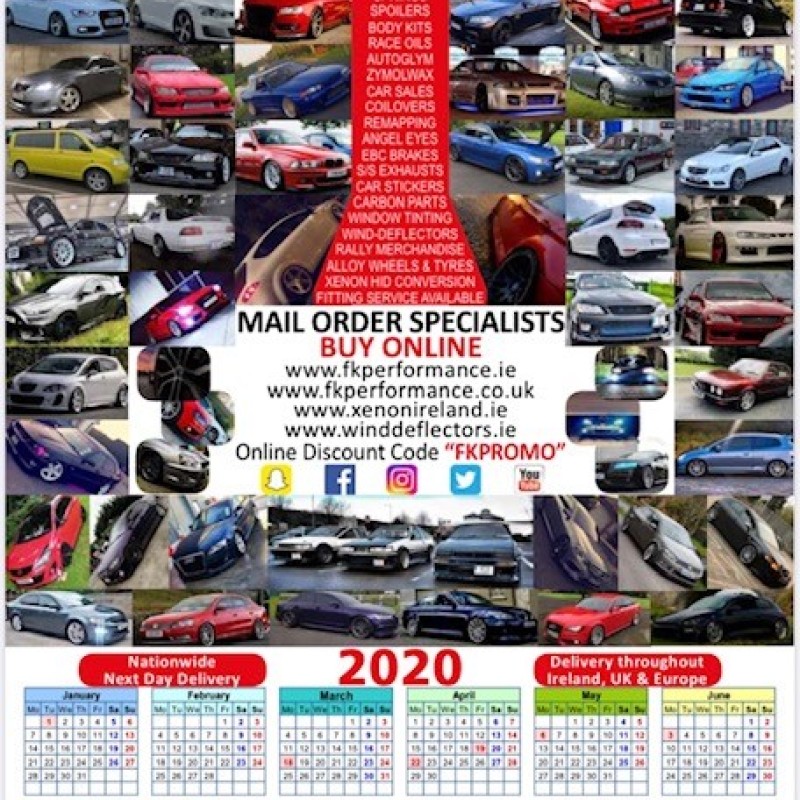 3 x FK PERFORMANCE CALENDAR 2020