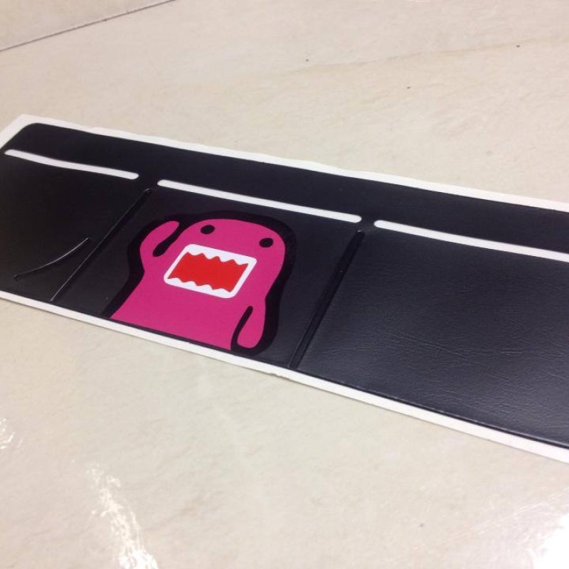 Domo Pink  Tax Disc Holder Black x 1