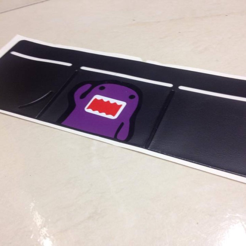 Domo Purple Tax Disc Holder Black x 1