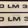 FK0133 Number plates, 1 pair.  