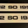 FK20192 number plates. 