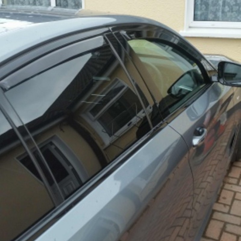 2011 - 2015 vw passat 4dr saloon 2 Piece tinted  Wind Deflectors