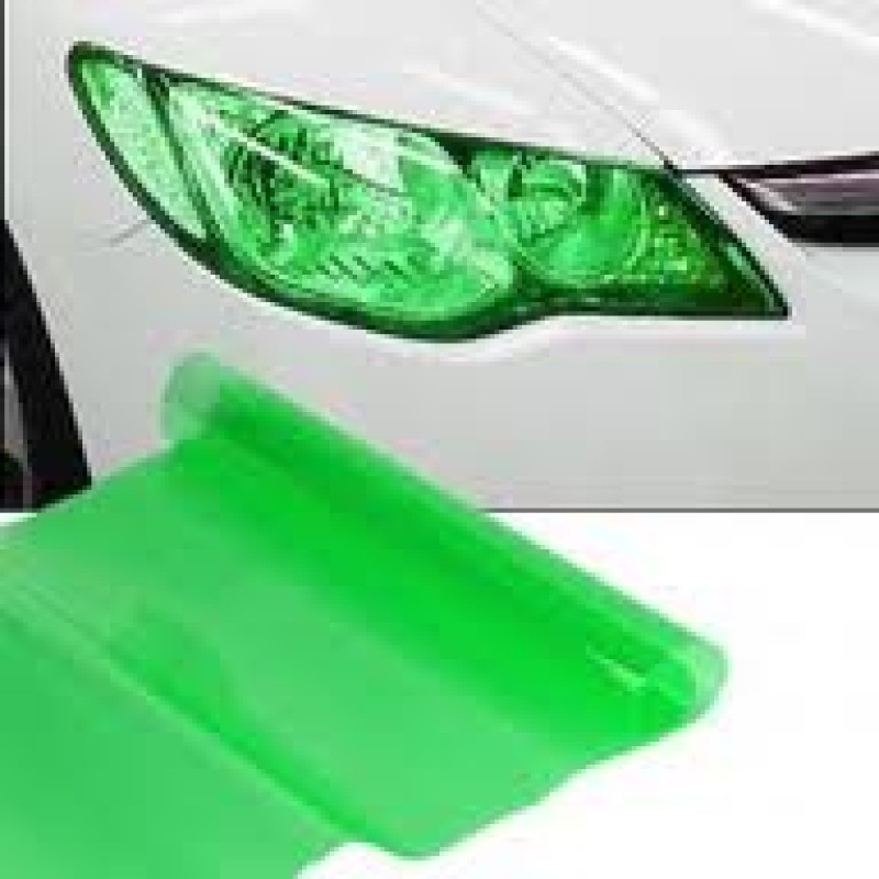 1 x headlight tint film green jdm (0.5metre)