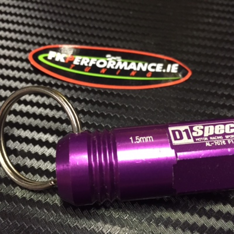 D1 Spec Wheel Nut Keyring