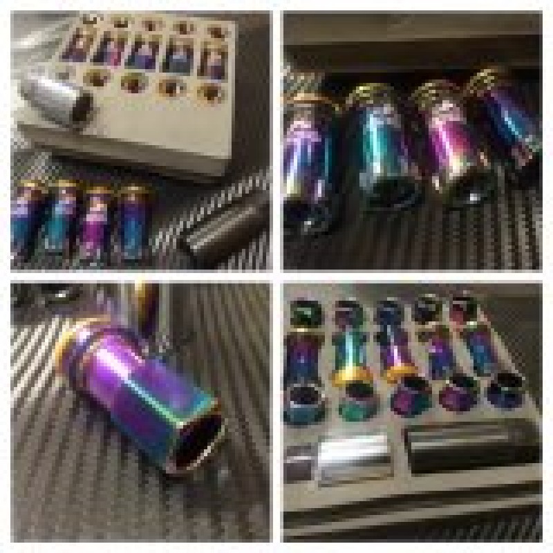 Neo Chrome Steel Lug Nuts 12 x 1.5 (set of 20) x1