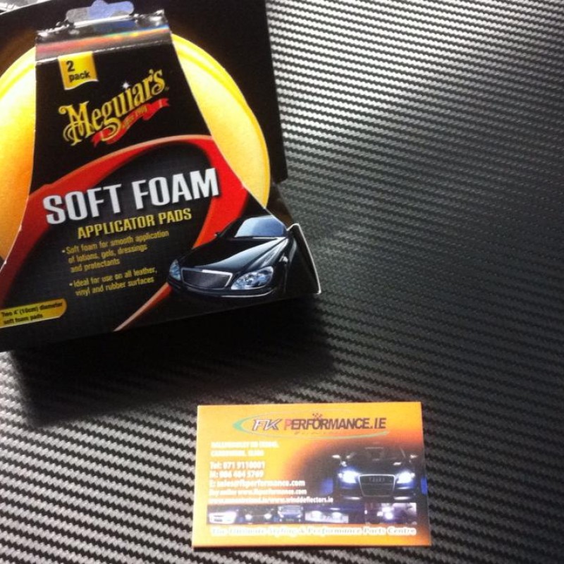 Meguiars soft foam applicator pad x2