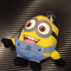 Minion teddy with keychain and suction cup x1 