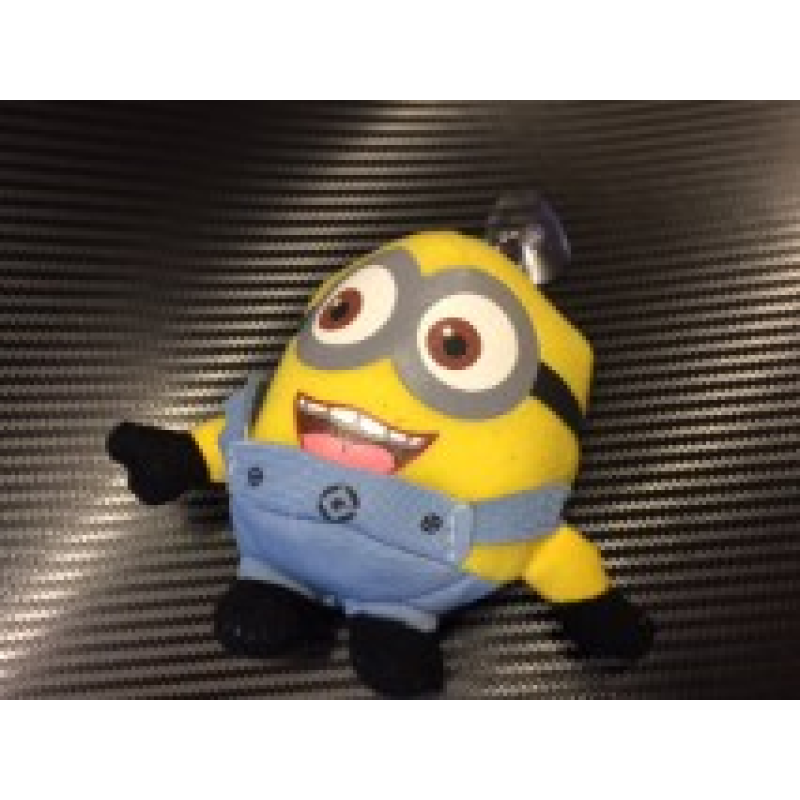 Minion teddy with keychain and suction cup x1 