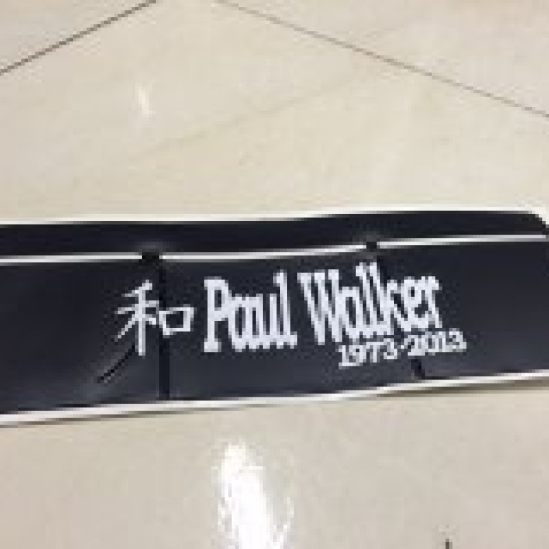 Paul Walker 1973-2013 memorial tax disc holder black x1 