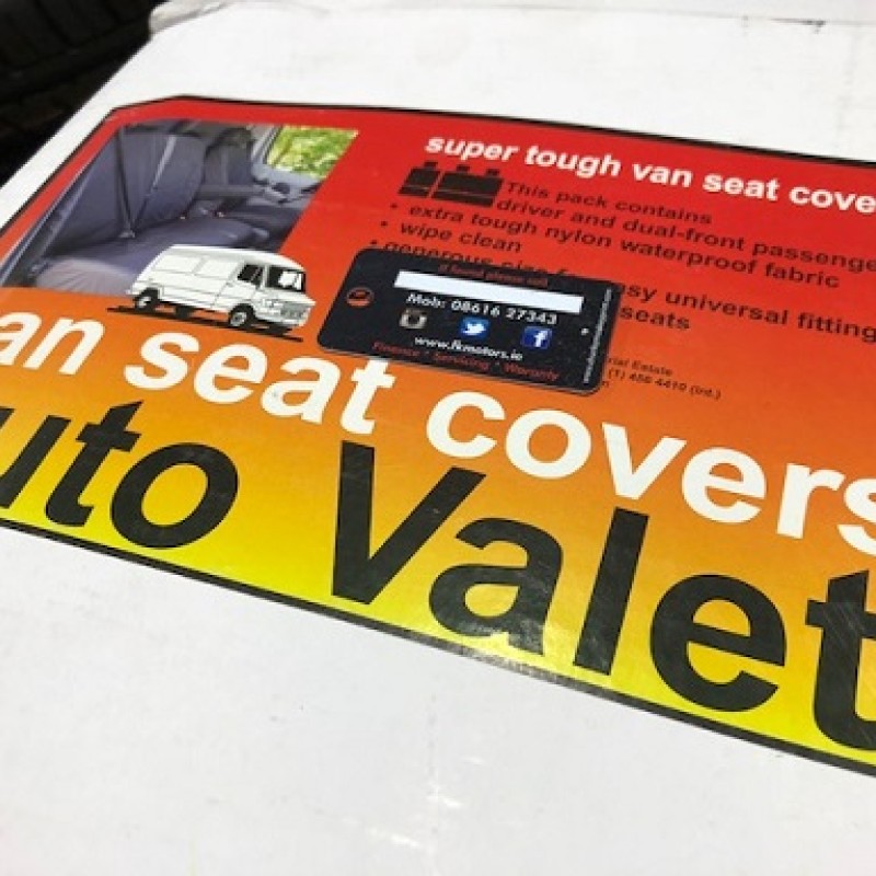 3 seater van seat covers action style full set