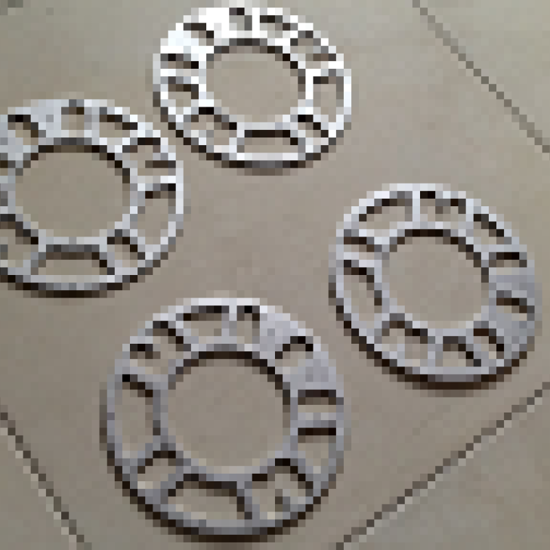 spacers 5mm  universal for wheels x2