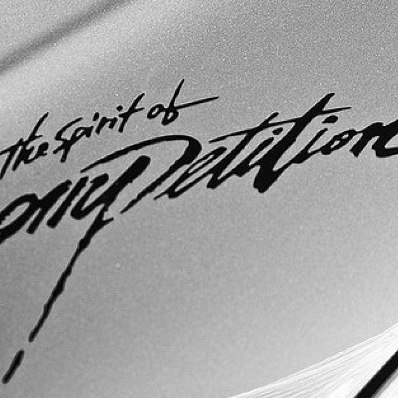 The Spirit of competition large size decal for windscreen (BLACK) x1