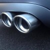 Double oval exhaust tip s/s universal x1 