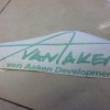 Vanaaken Windscreen Sticker x 1 [WHITE ]