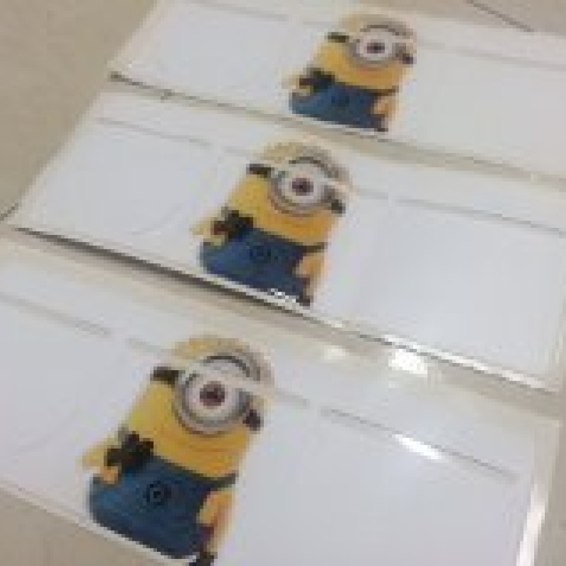 Minion cartoon character tax disc holder white x1 